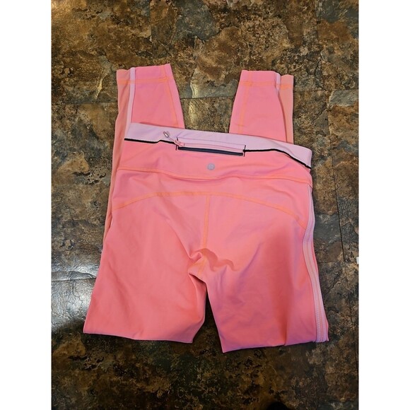 Lululemon  Leggings Peach Yoga Activewear Size 4 Workout Pants (L19) - Picture 8 of 8